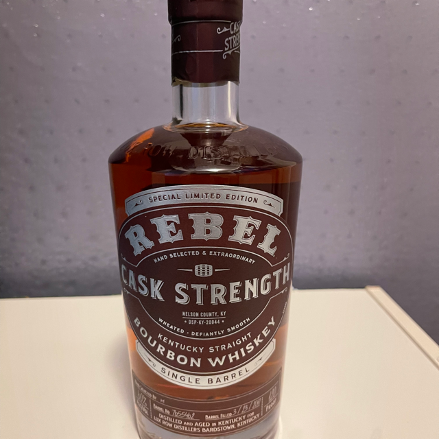 Rebel Single Barrel Cask Strength Bourbon (Meijer pick)