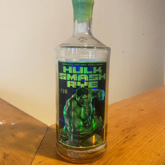 Starlight Single Barrel Huber's Old Rickhouse Rye (Barrel Nation Pick "Hulk Smash Rye")