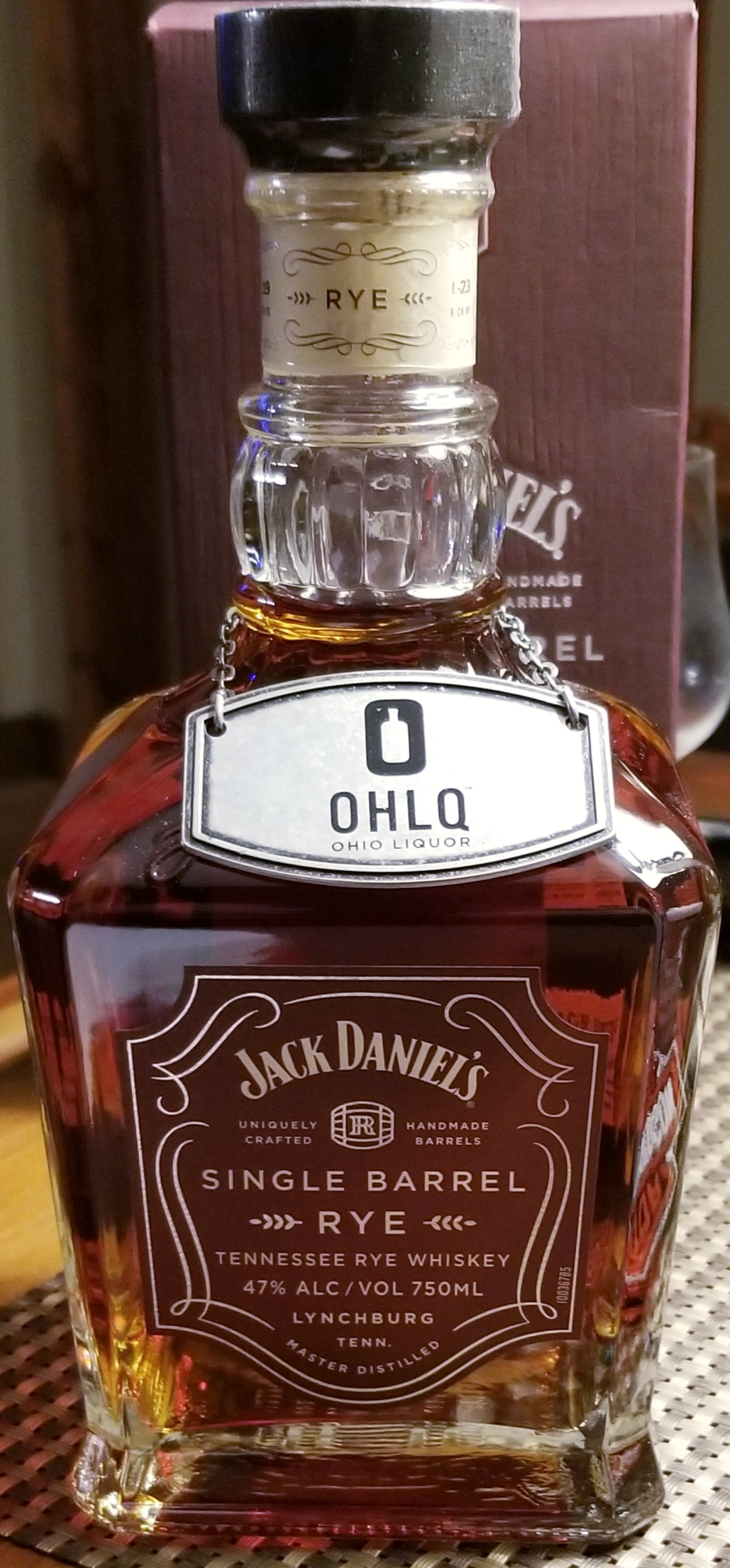 Jack Daniel's Single Barrel Rye OHLQ pick