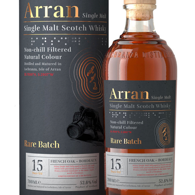 Arran Rare Batch 15 Year Bourdeaux cask