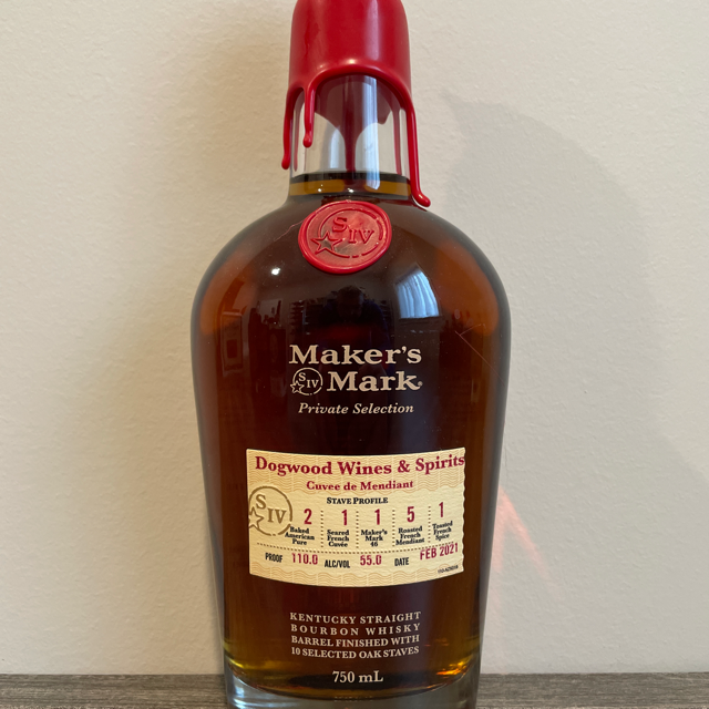Maker's Mark - Private Selection (Dogwood Wines & Spirits, Cuvée de Mendiant, Feb 2021)