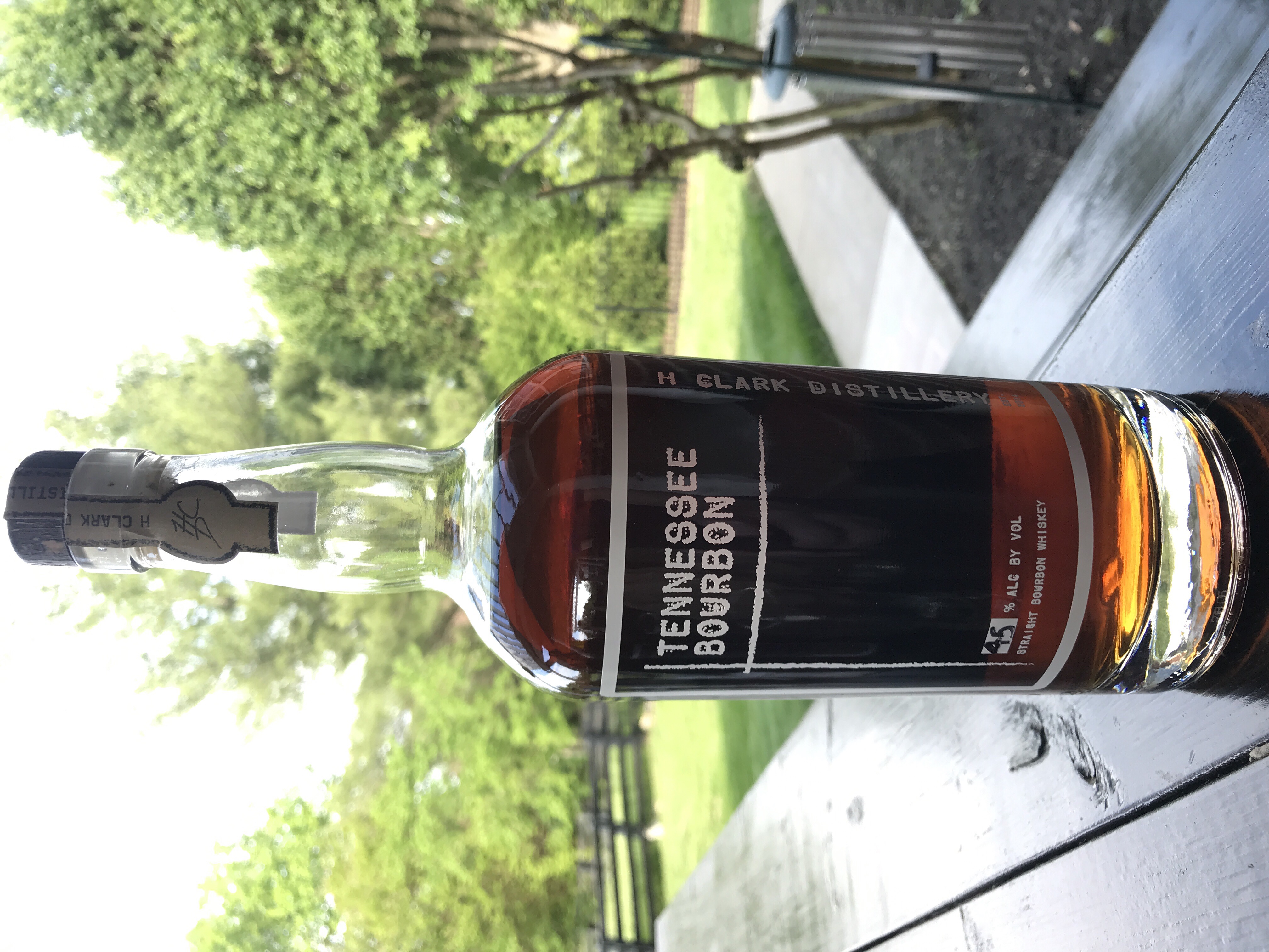 H Clark Distillery Tennessee Bourbon