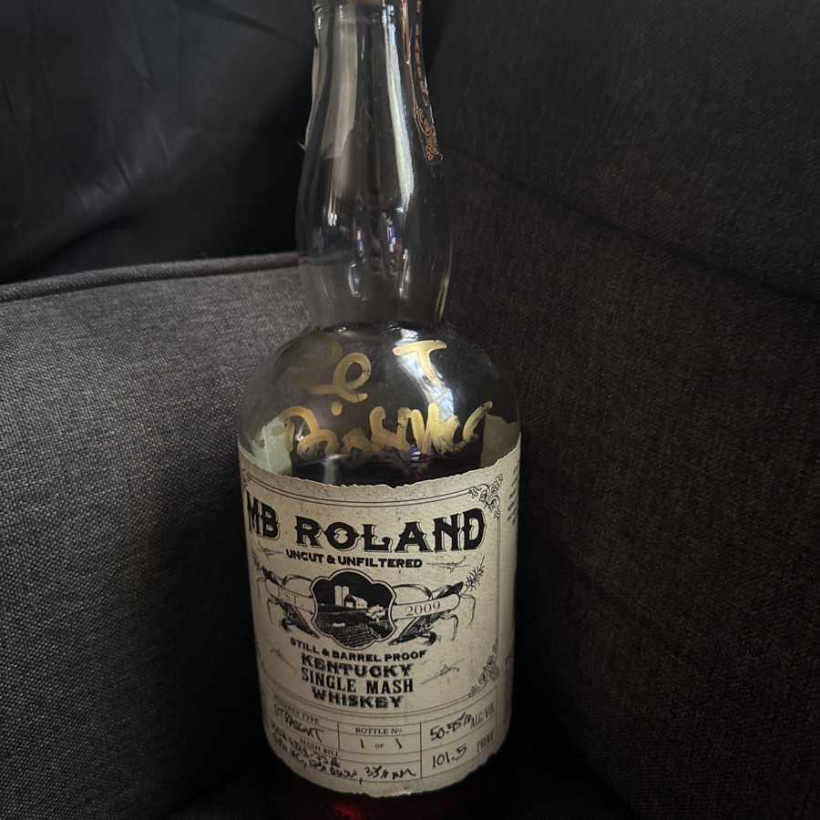 MB Roland Uncut & Unfiltered, Still & Barrel Proof, Kentucky Single Mash Whiskey