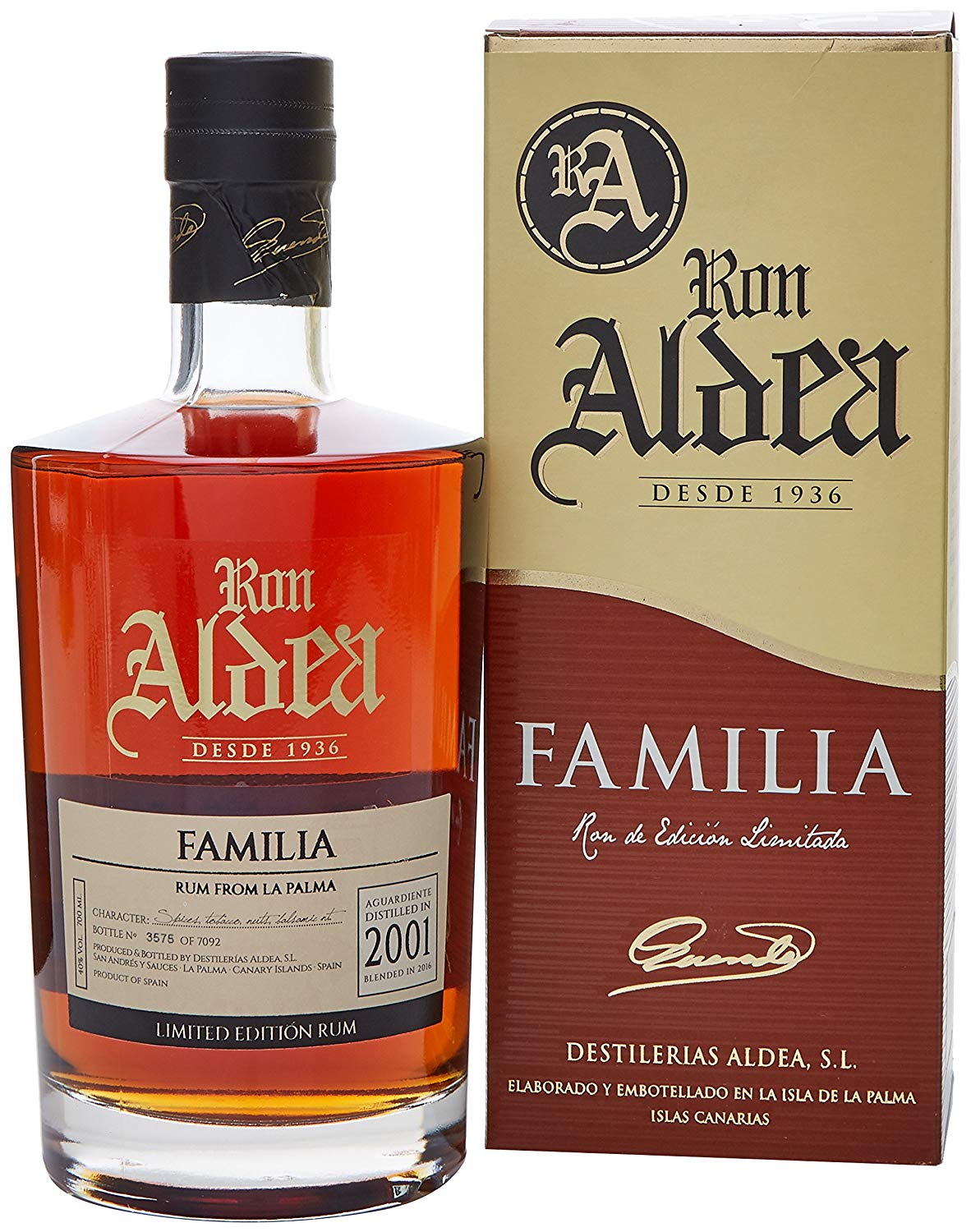 Ron Aldea Gran Reserva Familia Desde