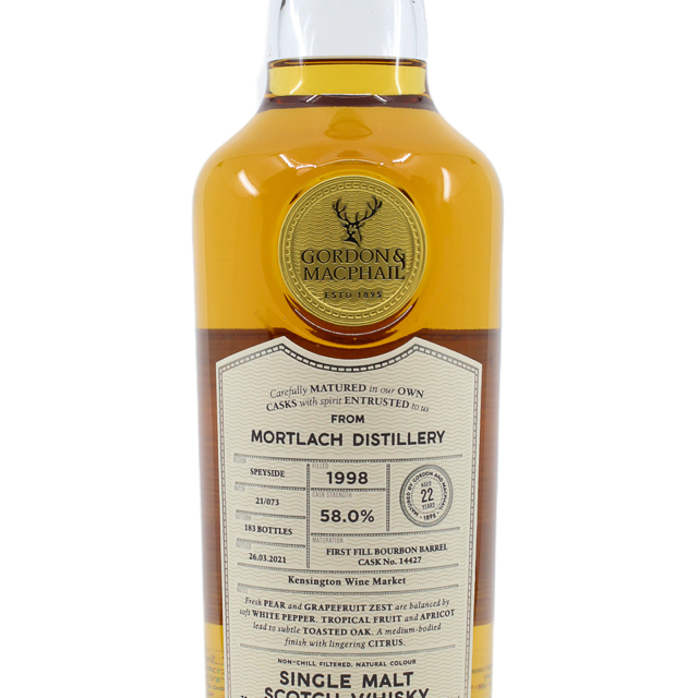 Mortlach 1998 22 Year Connoisseurs Choice Cask Strength (Gordon & MacPhail)