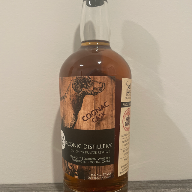 Taconic Distillery Dutchess Private Reserve Straight Bourbon Whiskey Finished in Cognac Casks - Single Barrel (The Prime Barrel)