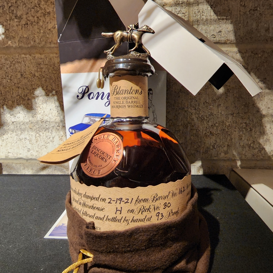 Blantons Single Barrel Select for Discount Liquors Barrel #162