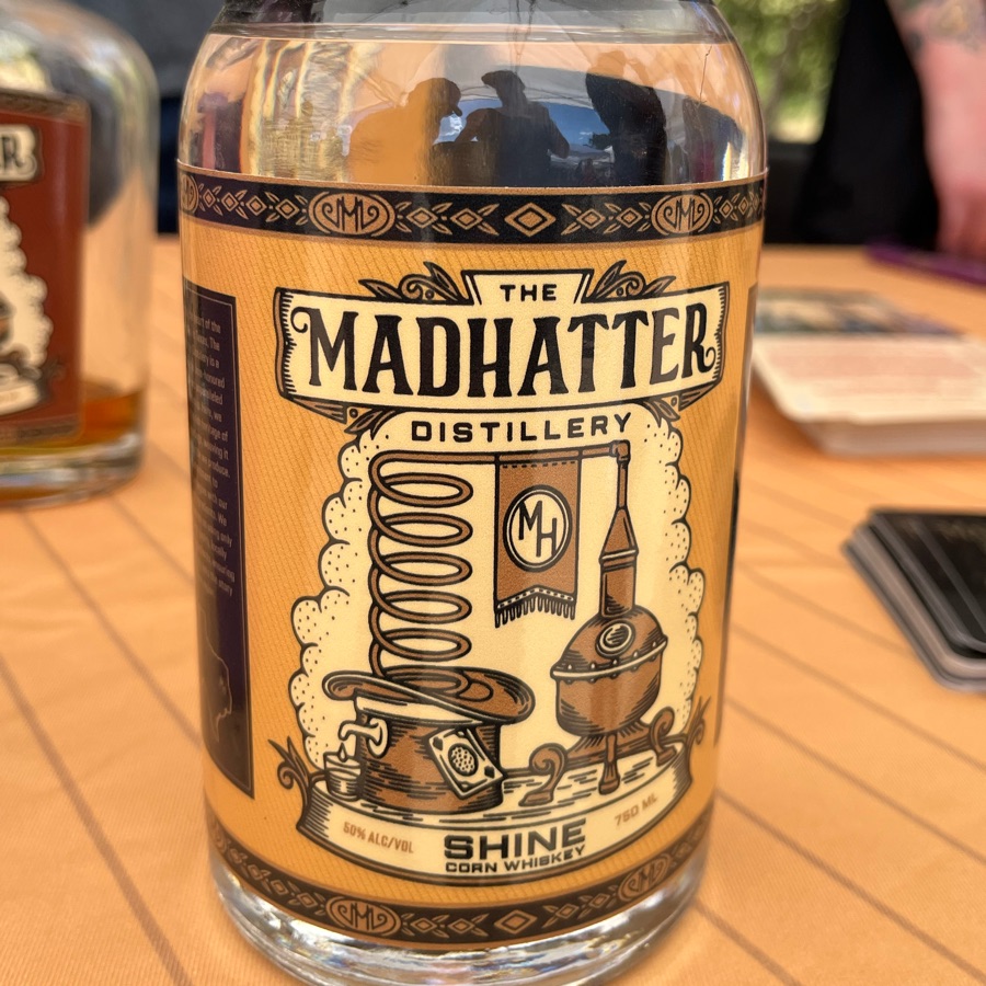Madhatter Shine Corn Whiskey