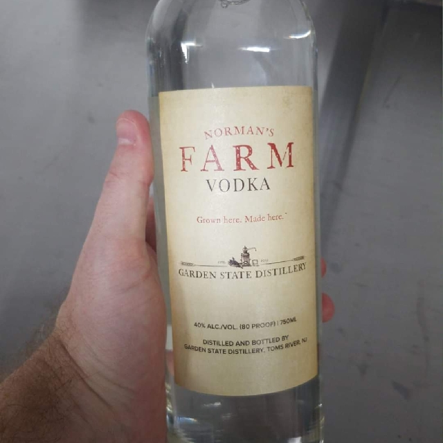 Garden State Distillery Norman's Farm Vodka