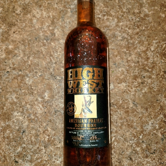 High West Whiskey American Prarie Bourbon Barrel Select 2022 (Rishi's International Beverage Barrel# 20125, 10 Month Grenache Barrel Finish)