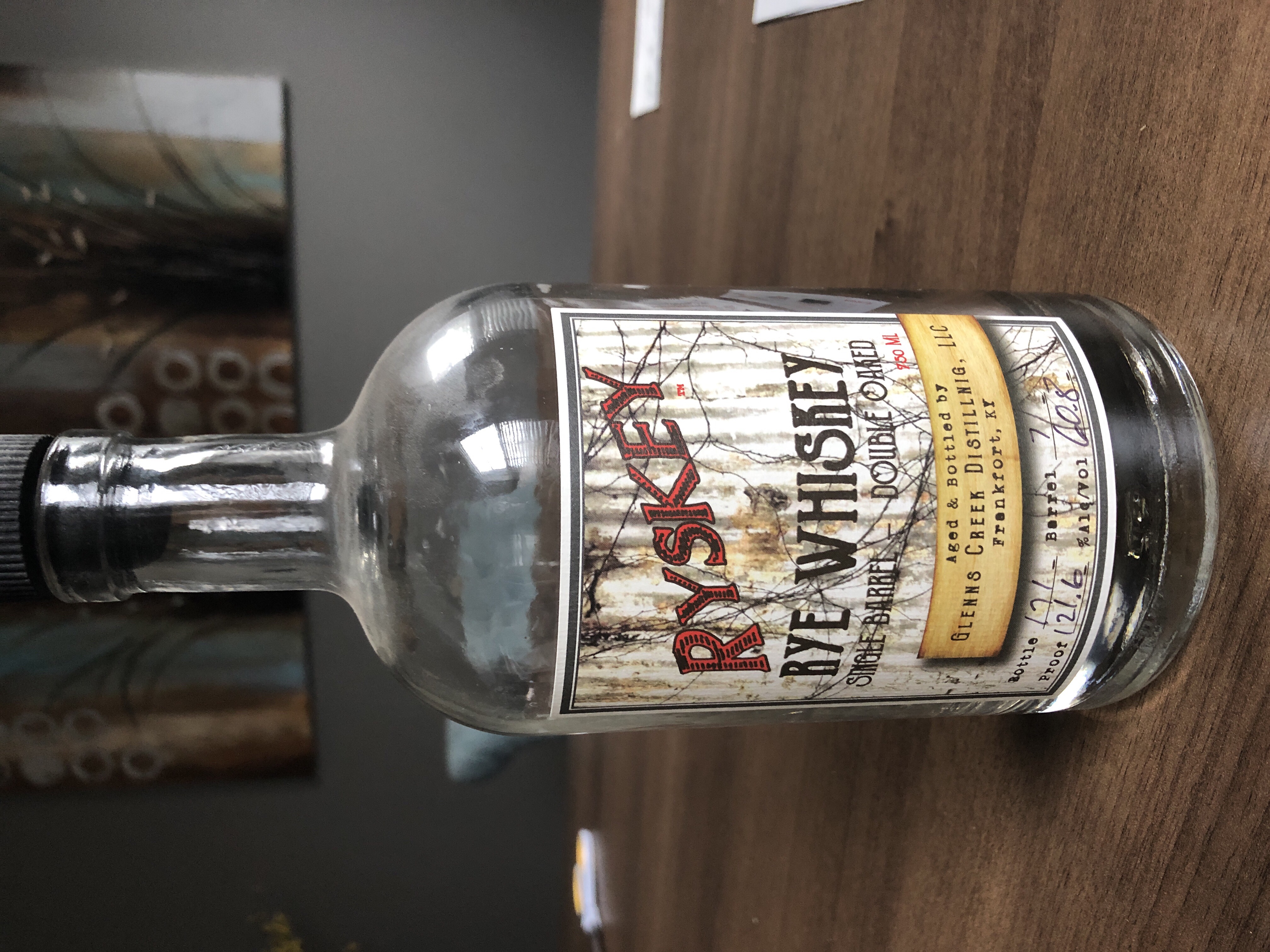 Glenns Creek Ryskey Rye Whiskey