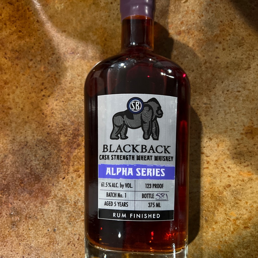 Blackback Alpha Series Cask Strength Wheat Whiskey (Run Finished)