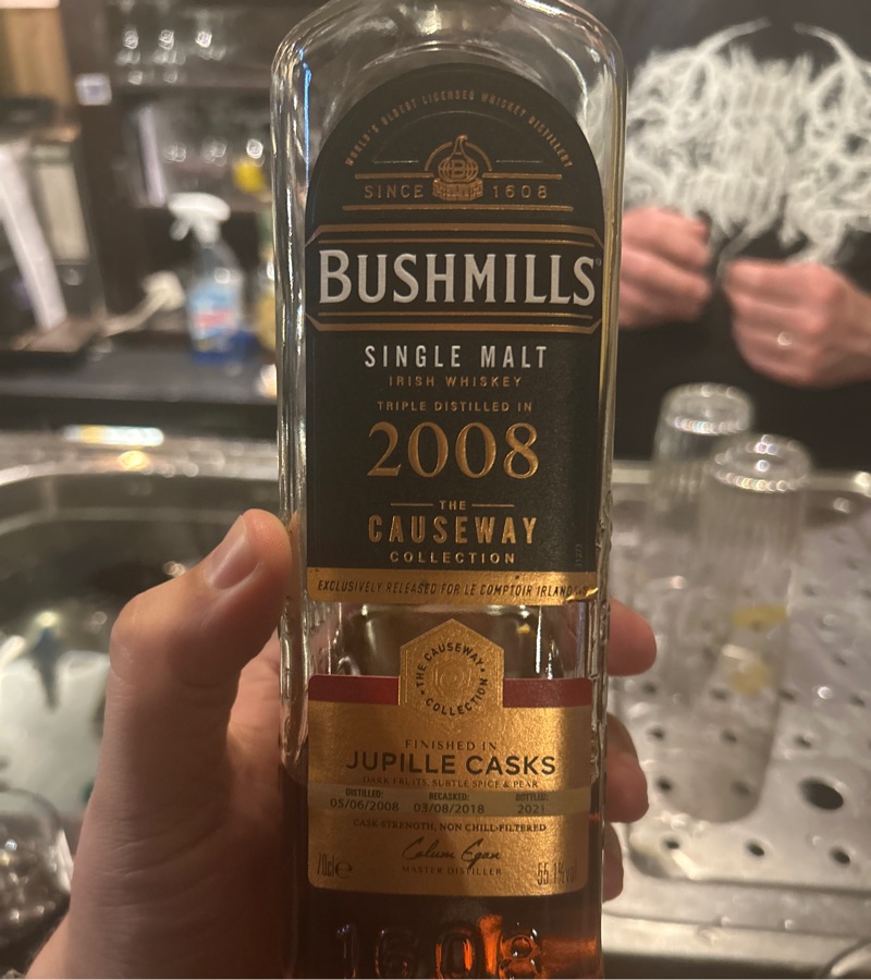 bushmills 2008 the causeway collection jupille cask finish.