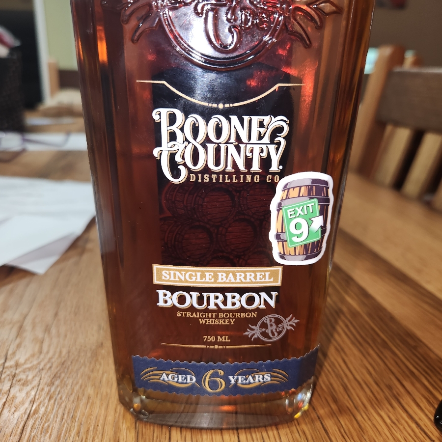 Boone County Single Barrel Bourbon- Exit 9