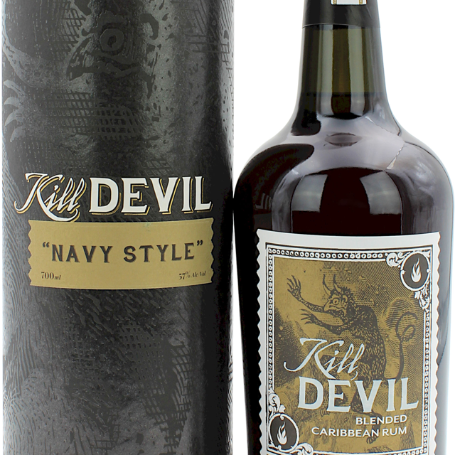 Navy Style Blended Caribbean Rum - Kill Devil (Hunter Laing)