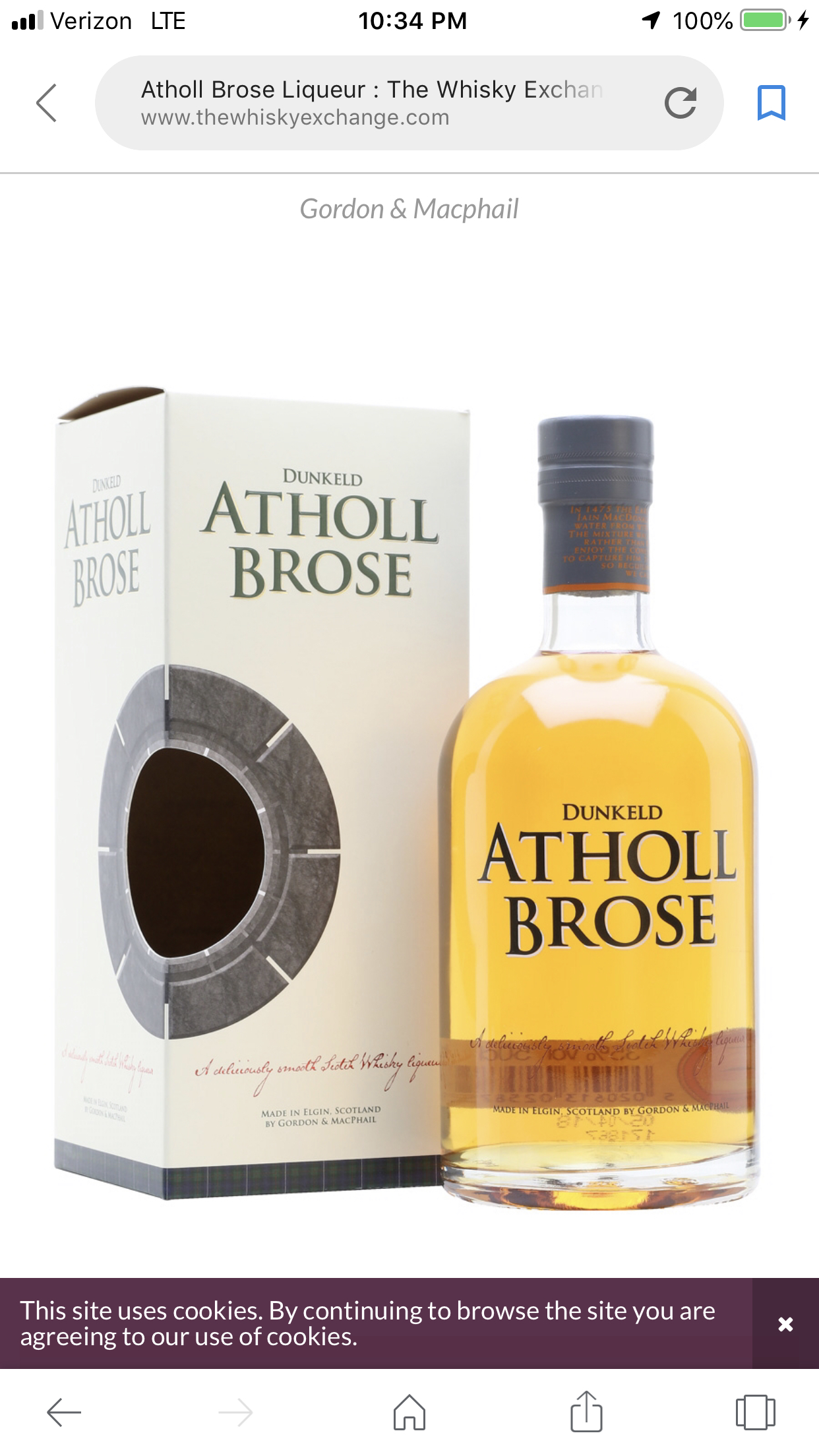 Atholl Brose Liqueur