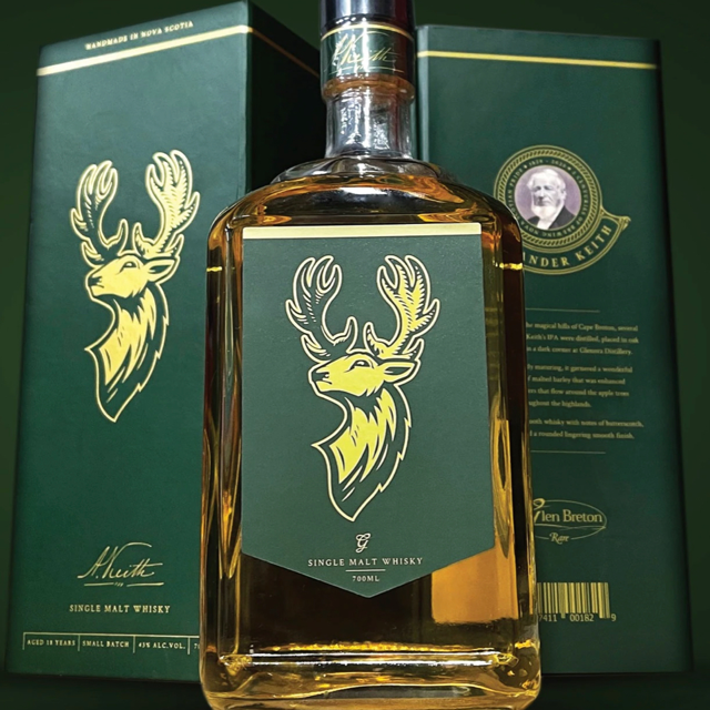 Glen Breton Alexander Keith's 18 Year Single Malt Whisky