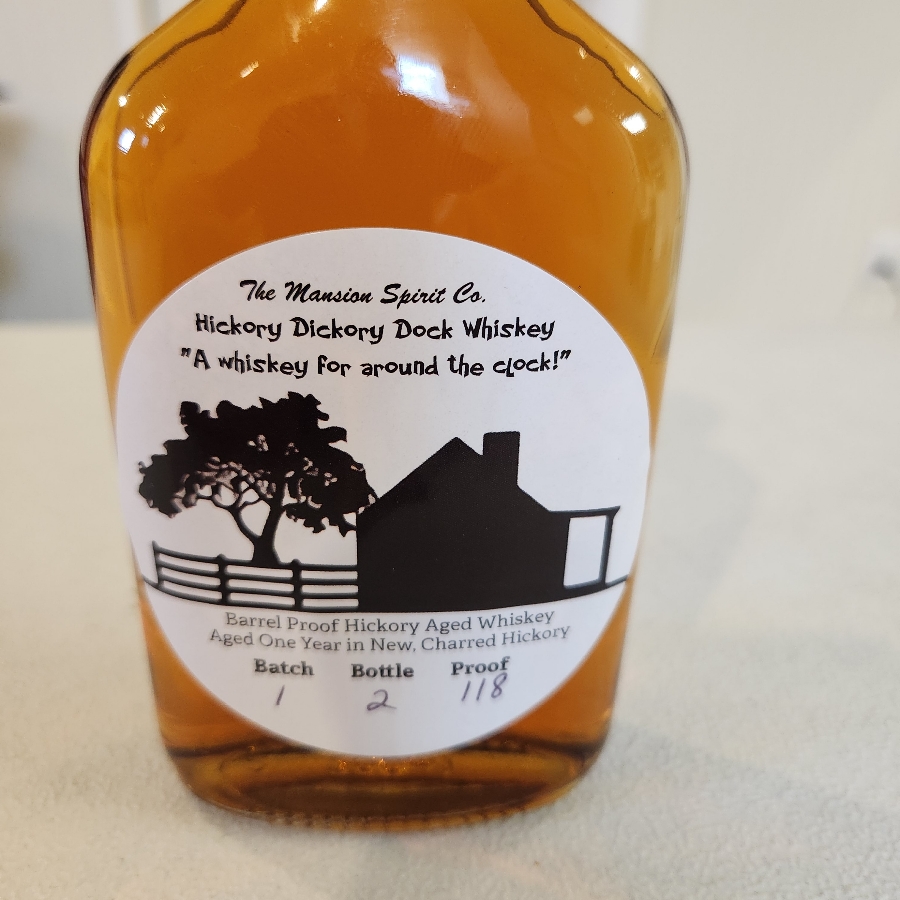 The Mansion Spirit Company "Hickory Dickory Dock Whiskey"