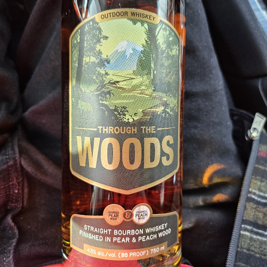 Outdoor Whiskey Through the Woods