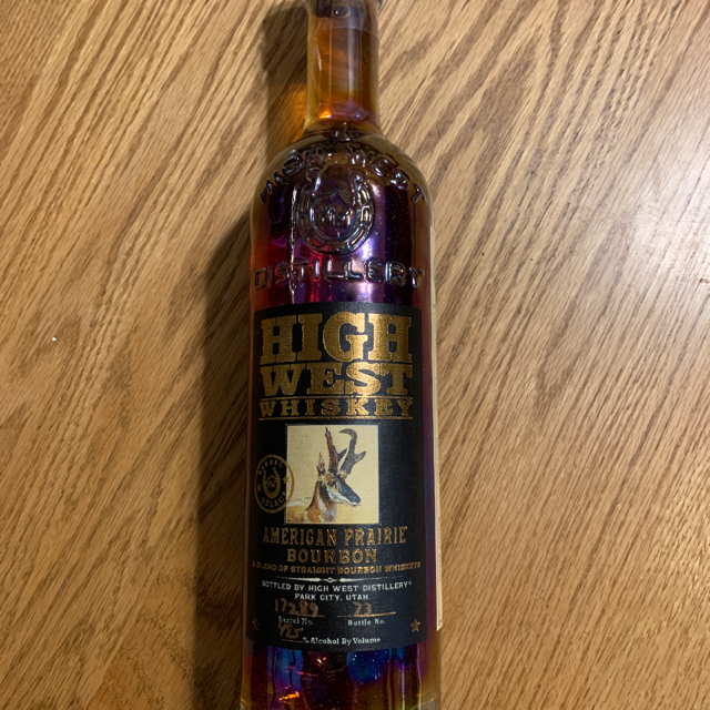 High West Whiskey American Prairie Bourbon Madeira Barrel