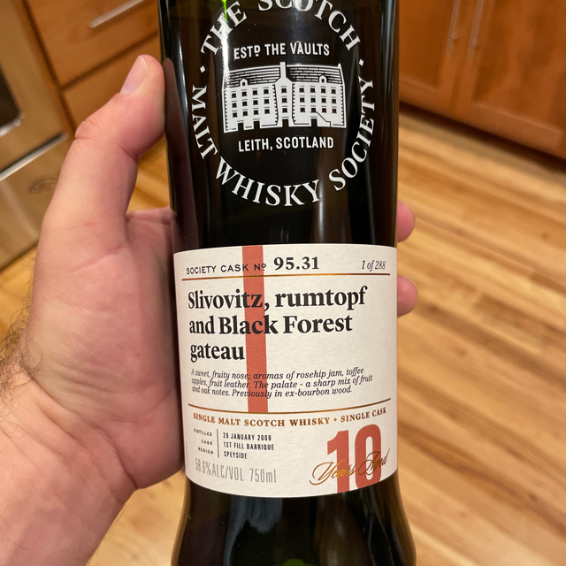 Slivovitz, rumtopf and Black Forest gateau - SMWSA - 95.31
