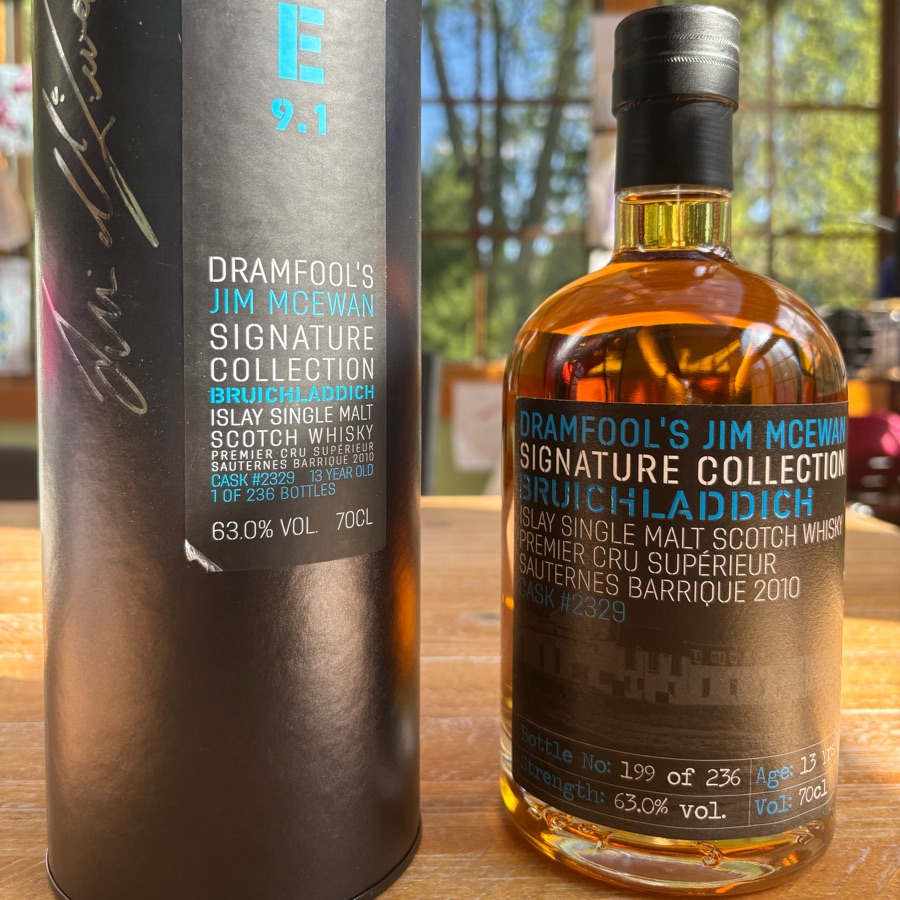Dramfool Bruichladdich 9.1 13 Year Old 2010 (cask 2329)