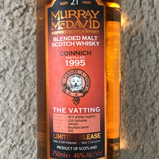 Coinnich 1995 21 Year The Vatting (Batch 002) (Murray McDavid)