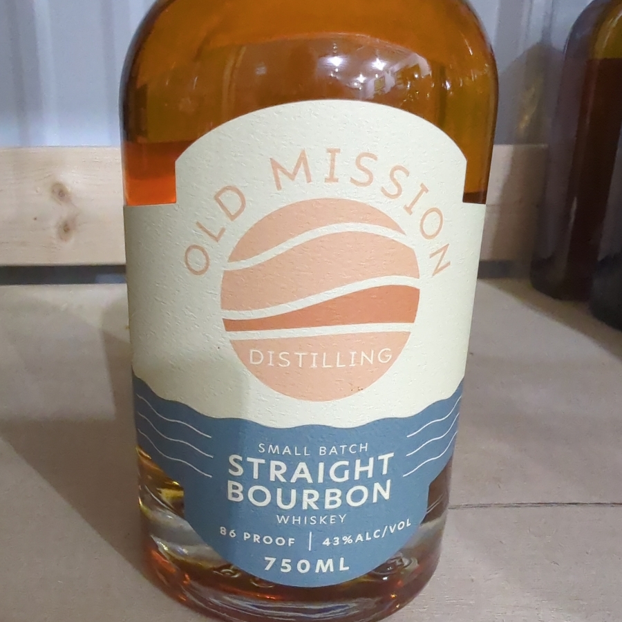 Old Mission Distilling Small Batch Straight Bourbon Whiskey