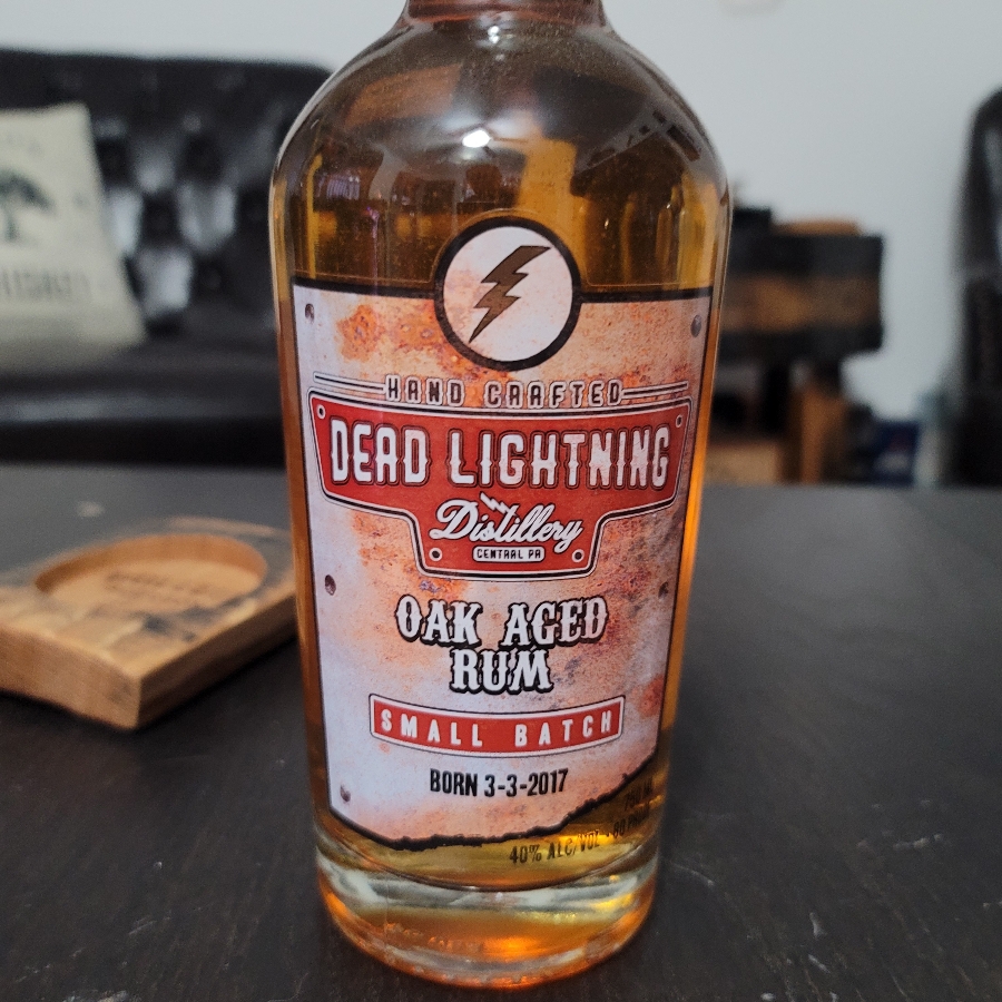 Dead Lightning Distillery Oak Aged Rum Small Batch