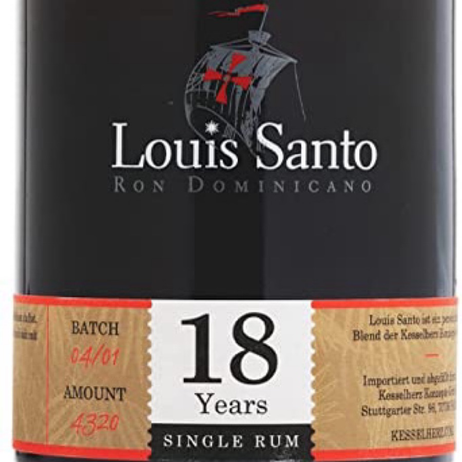 Louis Santo 18y Single Rum