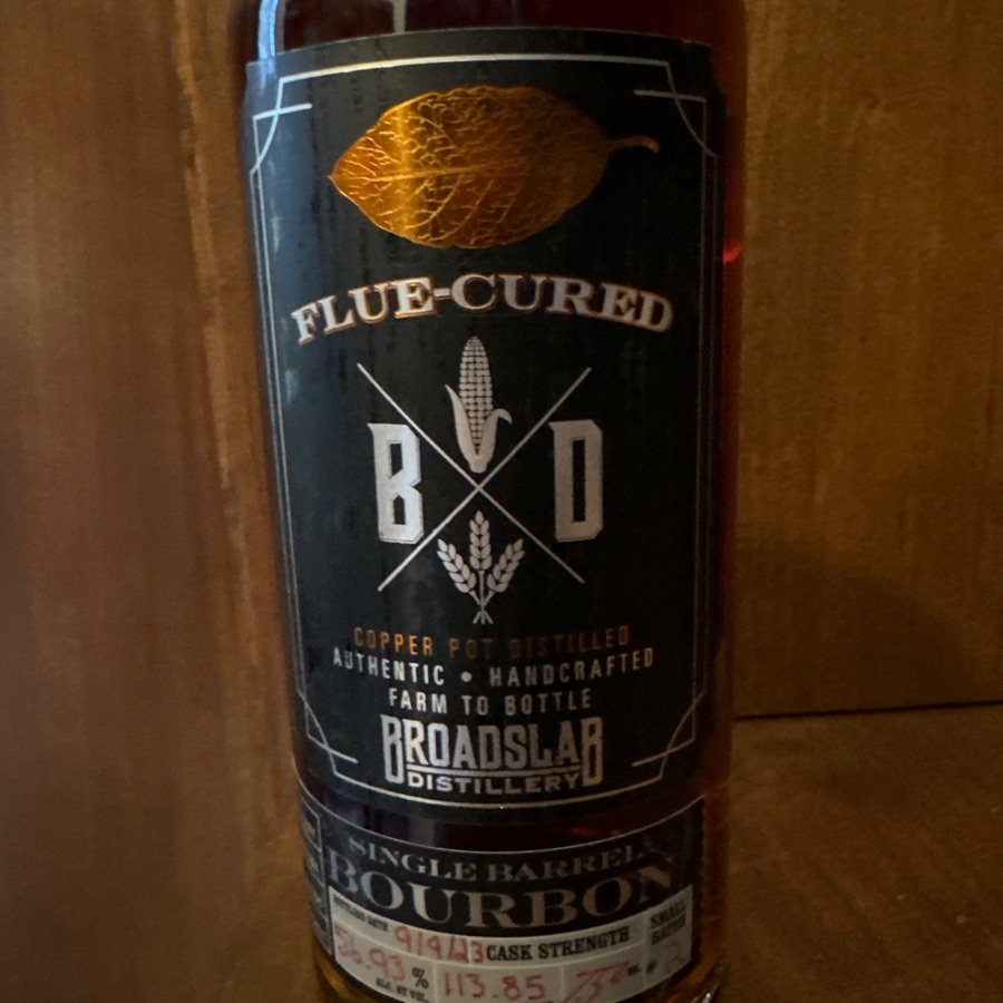 Broadslab Distillery Flue-Cured single barrel