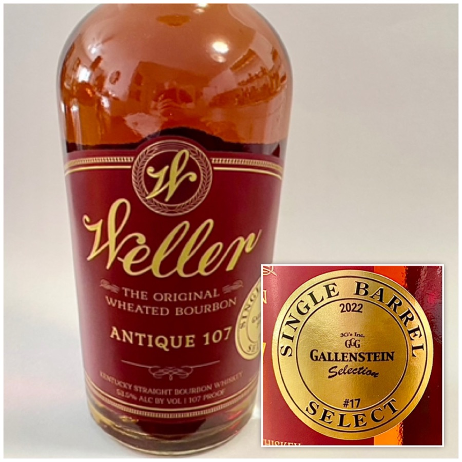 Weller Antique 107 Bourbon (Gallenstein Selection #17 Single Barrel Select)