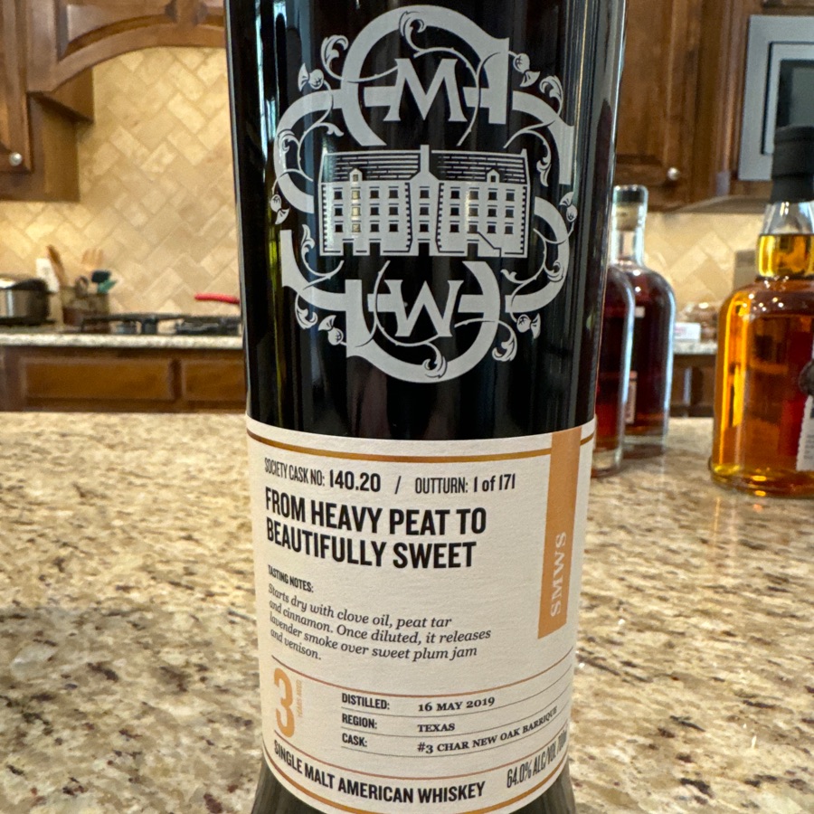 Single Malt Whisky Society 140.20 - from heavy Peat to beautifully sweet