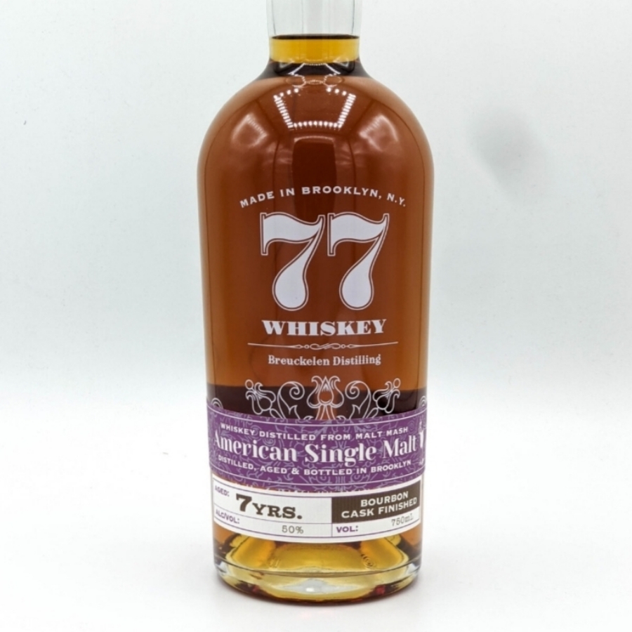 Breuckelen 77 American Single Malt Bourbon Cask Finish 7 Year