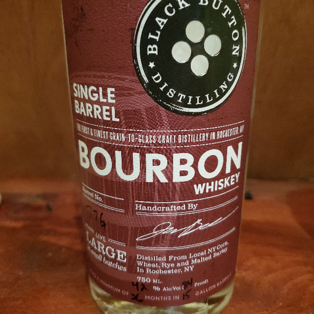 Single Barrel Bourbon Whiskey