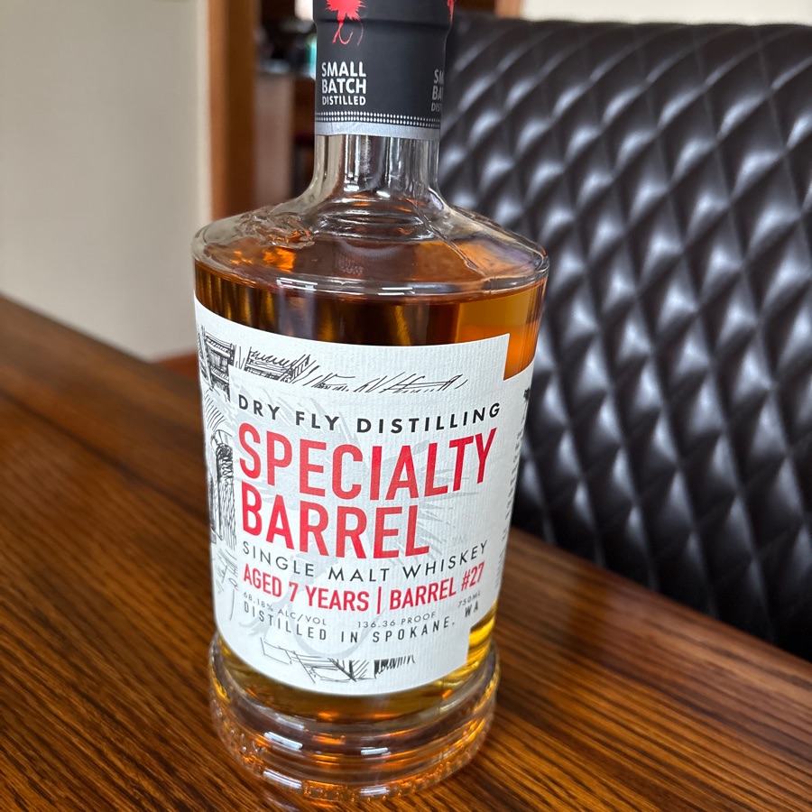 Dry Fly Distilling Specialty Barrel 7 year Single Malt (Brown Jug Barrel Pick)