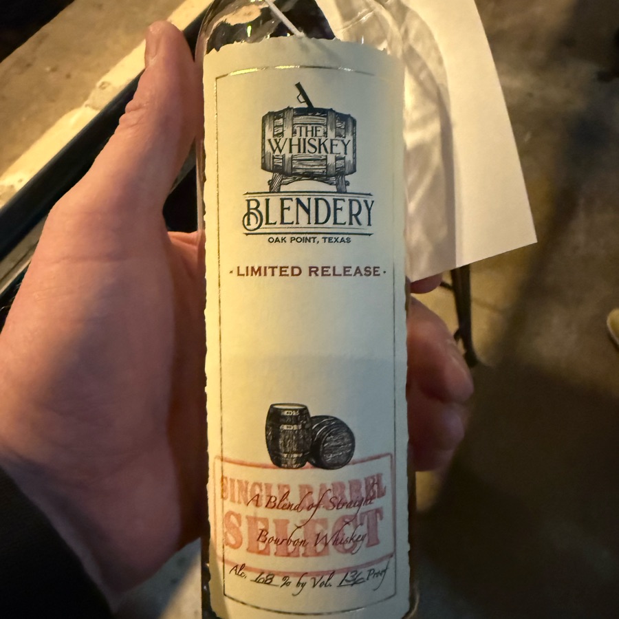 The Whiskey Blendery Limited Release Single Barrel Select A Blend of Straight Bourbon Whiskey (ADLS 16 Years 375ml)
