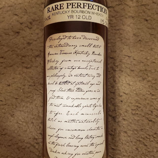 Rare Perfection Kentucky Bourbon Whiskey Lot #01