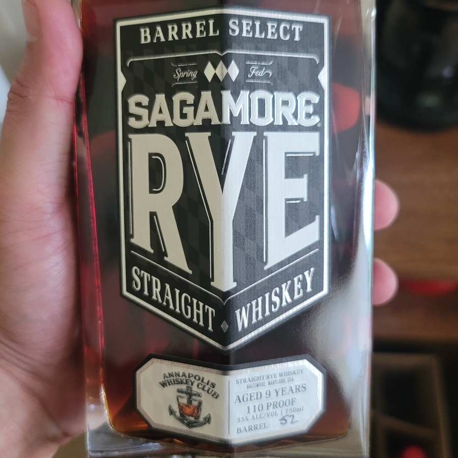 Sagamore Spirit Barrel Select Rye 9yr by Angel's Share & Annapolis Whiskey Club