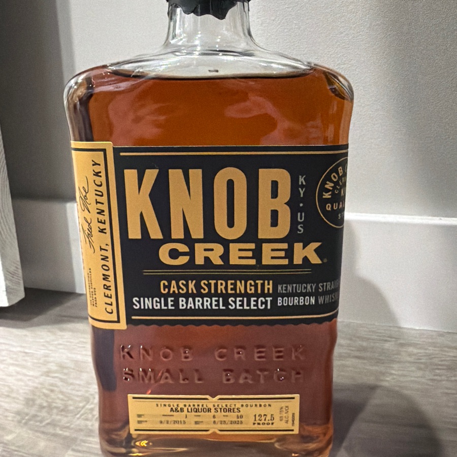 knob Creek Cask strength A&B Liquor