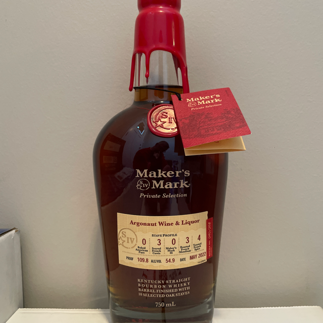 Maker's Mark Private Selection (Argonaut Wine & Liquor, May 2022)