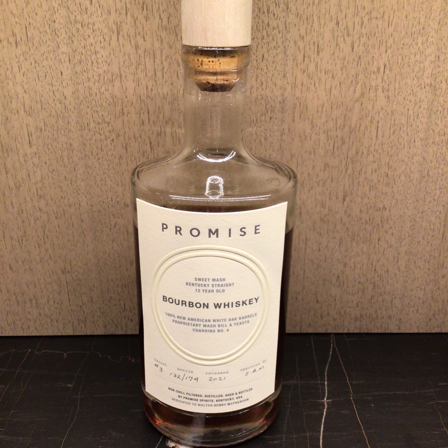 Promise Bourbon Whiskey 12 year old