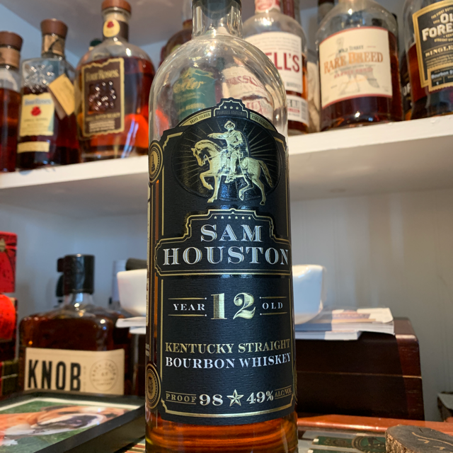 Sam Houston 12 Year Kentucky Straight Bourbon Batch NJ-1 (Release No. 3 2019)