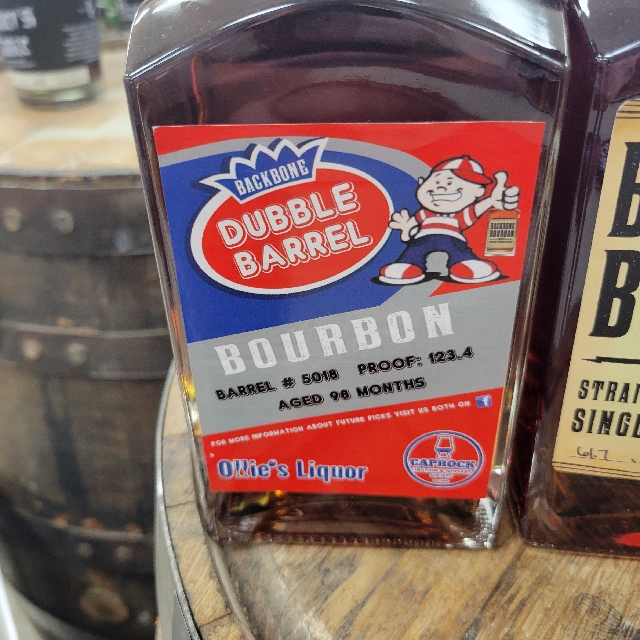 Backbone Dubble Barrel Bourbon (Ollie's Liquor)