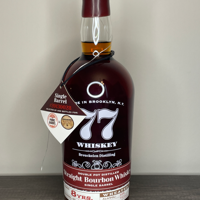 Breuckelen 77 Straight Bourbon Whiskey Single Barrel (The Prime Bourbon & Breaking Bourbon)