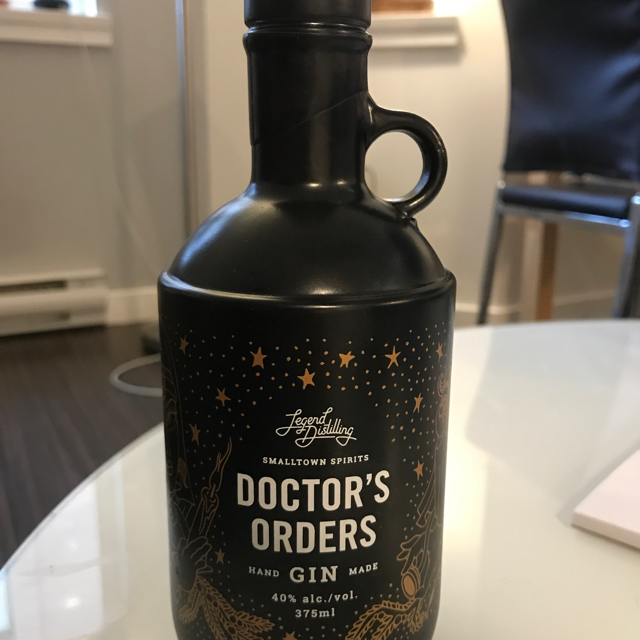 Doctor's Orders Handmade Gin