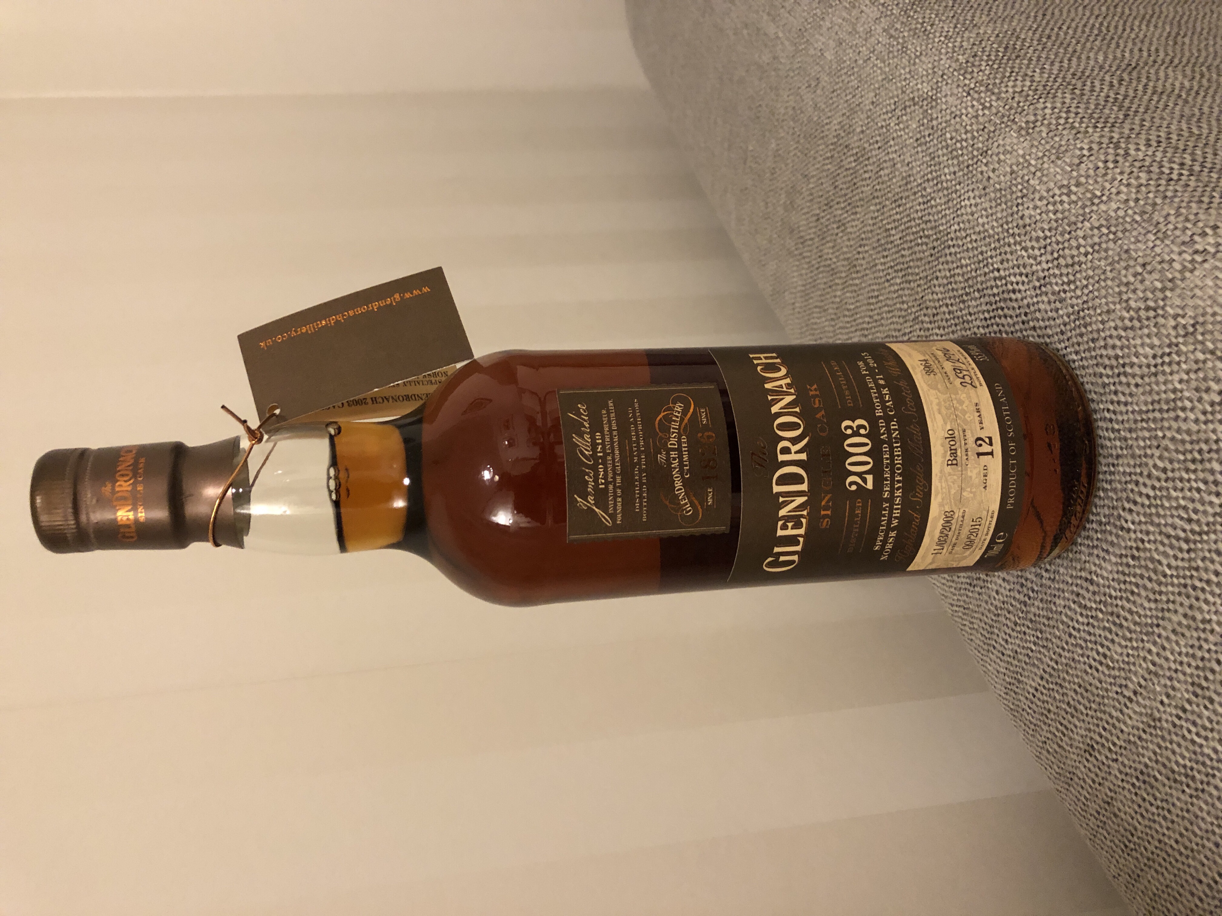 Glendronach Single Cask Barolo Cask 12 years