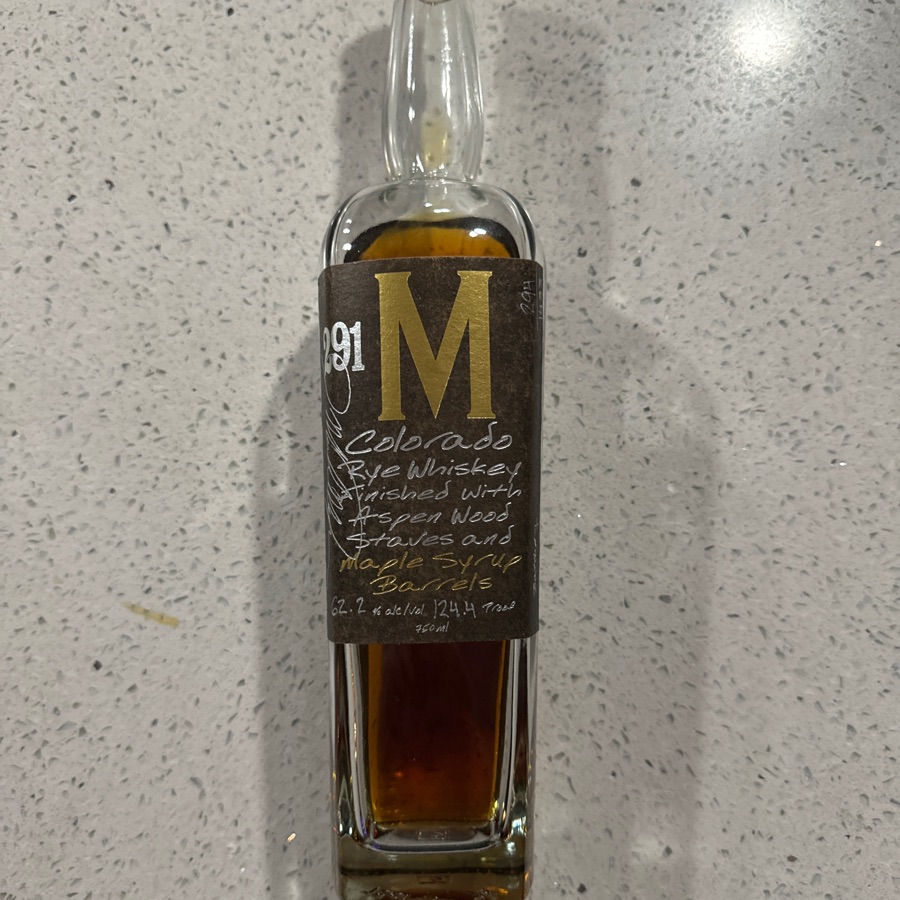 291 M Colorado Rye Whiskey