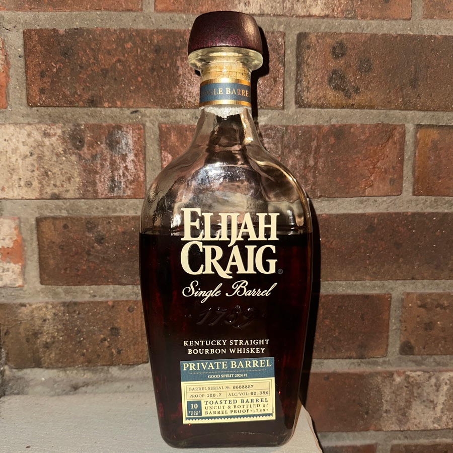 Elijah Craig Private Barrel Toasted Barrel Good Spirits 2024 #1