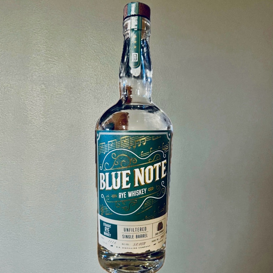 Blue Note Single Barrel Unfiltered Rye